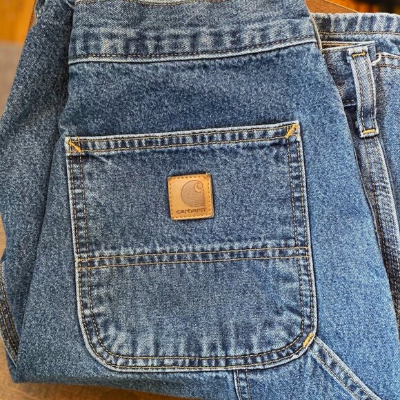 Men's Carhartt Denim Carpenter‎ Shorts Size 31 - Picture 6 of 6
